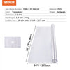 VEVOR Plastic Table Cover, 36 x 54 Inch 1.5 mm Thick Clear Table Protector, Rectangle PVC Desk Mat, Waterproof & Easy Cleaning Desk Pad Tablecloth, for Office Dresser Dining Room Table Night Stand