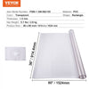 VEVOR Plastic Table Cover, 36 x 60 Inch 1.5 mm Thick Frosted Table Protector, Rectangle PVC Desk Mat, Waterproof & Easy Cleaning Desk Pad Tablecloth, for Office Dresser Dining Room Table Night Stand