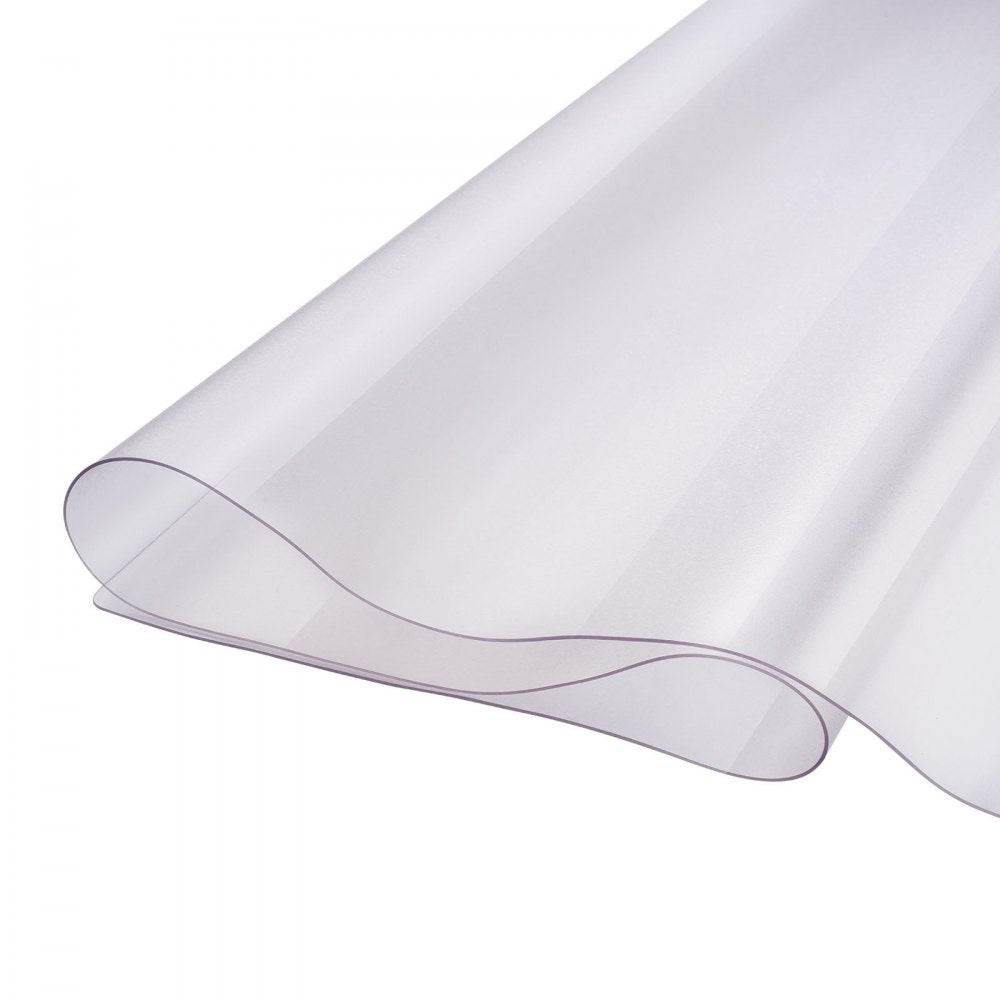 VEVOR Plastic Table Cover, 42 x 60 Inch 1.5 mm Thick Frosted Table Protector, Rectangle PVC Desk Mat, Waterproof & Easy Cleaning Desk Pad Tablecloth, for Office Dresser Dining Room Table Night Stand