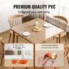 VEVOR Clear Table Cover Protector, 12" x 12"/305 x 305 mm Table Cover, 1.5 mm Thick PVC Plastic Tablecloth, Waterproof Desktop Protector for Writing Desk, Coffee Table, Dining Room Table