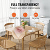 VEVOR Clear Table Cover Protector, 12" x 12"/305 x 305 mm Table Cover, 1.5 mm Thick PVC Plastic Tablecloth, Waterproof Desktop Protector for Writing Desk, Coffee Table, Dining Room Table