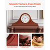 VEVOR Grandfather Clock, 6.4 in Classic Vintage Grandfather Clock, MDF Mantel Clocks with Built-In Quartz Movement and Quiet Design, for Living Room, Bedroom, Home Decor & Gift (Cherry Tone Finish)
