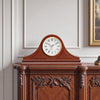 VEVOR Grandfather Clock, 6.4 in Classic Vintage Grandfather Clock, MDF Mantel Clocks with Built-In Quartz Movement and Quiet Design, for Living Room, Bedroom, Home Decor & Gift (Cherry Tone Finish)