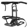 VEVOR Golf Cart Rear Seat Bag Holder, 27.1 x 15.6 x 29.7 inch, Compatible with Most Golf Carts with Rear Seat Grab Bar, Space-Saving Carbon Steel Bag Holder Bracket, No-Drilling Installation, Black