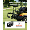 VEVOR Golf Cart Rear Seat Bag Holder, 27.8 x 16.1 x 30.9 inch, Compatible with Most Golf Carts with Rear Seat Grab Bar, Space-Saving Carbon Steel Bag Holder Bracket, No-Drilling Installation, Black