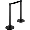 VEVOR Crowd Control Stanchions, 6-Pack Crowd Control Barriers with 3PCS 6.5FT Retractable Belt, Stanchion Posts Queue Pole for Crowd Control Barriers, Easy Assembly