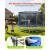 VEVOR Outdoor Trampoline - all-weather adventure-ready anti-rust frame feature graphic