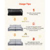 VEVOR Modular Kids Play Couch, Sectional Toddler Sofa with Armrests, 28D Sponge & Short Pile, Convertible Kids Modular Couch DIY Creative Combination for Playroom, Bedroom, Living Room, 10 Pcs, Gray