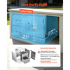 VEVOR Outdoor Kitchen Drawer Combo, 32"W x 22"H x 20"D, 2 Drawers Storage, for BBQ Island Storage, Patio Bars and Grill Station, with Handle, Built-In BBQ Island Drawers Organize Cookware Accessories