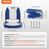 VEVOR Boat Seat Low Back Fold-Down Fishing Boat Chair with Sponge Padding 2 Pack
