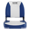 VEVOR Boat Seat Low Back Fold-Down Fishing Boat Chair with Sponge Padding 2 Pack