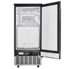 VEVOR Undercounter Built-in Ice Maker, 80 Lbs/Day Under Counter Ice Maker Machine with Reversible Door Stainless Steel, Freestanding Ice Maker for Commercial Home Kitchen, Electric Drainage