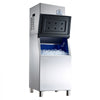 VEVOR Commercial Ice Maker Machine, 400LBS/24H Ice-Making Machine with 300LBS Stainless Steel Storage Bin, Auto Self-Cleaning Ice Maker with Touchscreen for Bar Cafe Restaurant Business Commercial