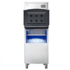 VEVOR Commercial Ice Maker Machine, 650LBS/24H Ice-Making Machine with 250LBS Stainless Steel Storage Bin, Auto Self-Cleaning Ice Maker with Touchscreen for Bar Cafe Restaurant Business Commercial