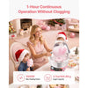 VEVOR Electric Cotton Candy Machine, 1000W Commercial Floss Maker With Cover, Commercial Cotton Candy Machine w/Stainless Steel Bowl & Sugar Scoop, Ideal for Carnival, Birthday, Family Party, Pink