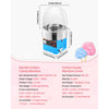 VEVOR Electric Cotton Candy Machine, 1000W Electric Floss Maker With Cover, Commercial Cotton Candy Machine w/Stainless Steel Bowl & Sugar Scoop, Ideal for Home, Carnival, Birthday, Family Party, Blue
