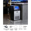 VEVOR Commercial Ice Maker Machine with Pump, 100 lbs/24h with 30 lbs Storage Capacity, Built-in/Freestanding/Under Counter, Stainless Steel Ice Maker with LED Display & Self-Cleaning, for Home Bar