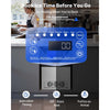 VEVOR Commercial Ice Maker Machine with Pump, 265 lbs/24h with 85 lbs Storage Capacity, Built-in/Freestanding/Under Counter, Stainless Steel Ice Maker with LED Display & Self-Cleaning, for Home Bar