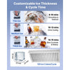 VEVOR Commercial Ice Maker Machine with Pump, 360 lbs/24h with 85 lbs Storage Capacity, Built-in/Freestanding/Under Counter, Stainless Steel Ice Maker with LED Display & Self-Cleaning, for Home Bar