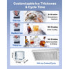 VEVOR Commercial Ice Maker Machine with Pump, 440 lbs/24h with 85 lbs Storage Capacity, Built-in/Freestanding/Under Counter, Stainless Steel Ice Maker with LED Display & Self-Cleaning, for Home Bar