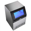 VEVOR Commercial Ice Maker Machine with Pump, 440 lbs/24h with 85 lbs Storage Capacity, Built-in/Freestanding/Under Counter, Stainless Steel Ice Maker with LED Display & Self-Cleaning, for Home Bar