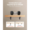 VEVOR Handrail Hardware Bracket, 6 Packs Heavy Duty Hand Rail Brackets, Flexible Angle Adjustment & Easy Install, Stair Railing Hardware for Stairways Handrail, Staircase,Matte Black