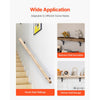 VEVOR Handrail Hardware Bracket, 6 Packs Heavy Duty Hand Rail Brackets, Flexible Angle Adjustment & Easy Install, Stair Railing Hardware for Stairways Handrail, Staircase,Matte Black