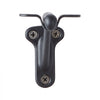 VEVOR Handrail Hardware Bracket, 6 Packs Heavy Duty Hand Rail Brackets, Flexible Angle Adjustment & Easy Install, Stair Railing Hardware for Stairways Handrail, Staircase,Matte Black
