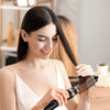 VEVOR Rotating Hair Dryer Brush, Ionic Hot Air Styling Brush with 1.5" and 2" Ceramic Coated Head, 4 in 1 Hair Dryer Styler and Volumizer, 3-Temp Blow Dryer Brush for Fast Drying Straightening Curling