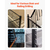 VEVOR Drill Guide, 30/ 45/ 90 Degree Angle 4 Sizes Portable Precision Drilling Guide Jig, for Drilling Angled or Horizontal Holes, Aluminum Alloy, for Deck Cable Railing Wood Post Stair Handrail