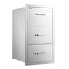VEVOR Outdoor Kitchen Drawers, 20"W x 30"H x 16"D, Paper Towel Dispenser, for BBQ Island Storage, Patio Bars and Grill Station, with Handle, Built-In BBQ Island Drawers Organize Cookware Accessories