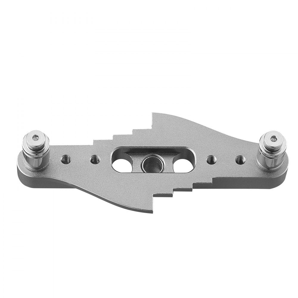 VEVOR Doweling Jig Kit, Self Centering Dowel Drill Jig for Straight Holes, with Drill Bit Set 1/4", 5/16", 3/8" and Drill Bit Stop Collar Set, Aluminum Alloy Woodworking Tools for Drilling, Marking