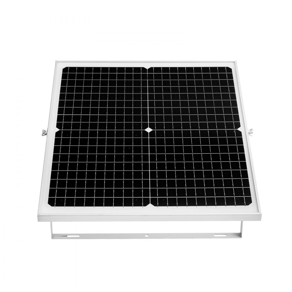 VEVOR 30W 12V Solar Panel Battery Charger, Solar Battery Trickle Charger Maintainer with Intelligent MPPT Controller & Adjustable Mount Bracket, IP67 Waterproof for Car Boat RV Motorcycle Trailer