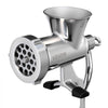 VEVOR Manual Meat Grinder, 304 Stainless Steel Hand Crank Meat Mincer with Steel Table Clamp, Sausage Stuffer with 2 Cutting Plates & Sausage Tube, Food Grinder for Beef Chili Pork Kitchen Tabletop