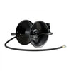 VEVOR Pressure Washer Hose Reel, 50 ft x 3/8 inch Heavy-Duty Steel Bracket-Mounted Pressure Hose Reel, Wall/Floor/Truck Mount, 4000PSI Max, Manual Power Hand Crank for Car/Floor Washing,Garden