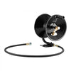 VEVOR Pressure Washer Hose Reel, 50 ft x 3/8 inch Heavy-Duty Steel Bracket-Mounted Pressure Hose Reel, Wall/Floor/Truck Mount, 4000PSI Max, Manual Power Hand Crank for Car/Floor Washing,Garden