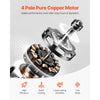VEVOR Vacuum Pump, 3.5 CFM, HVAC Single Stage Rotary Vane Vacuum Pump, for R134a R22 R410a Systems, Auto AC Vacuum Pump Kit with Oil Bottle, for Automotive Air Conditioner Maintenance Resin Degassing