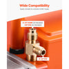 VEVOR Vacuum Pump, 3.5 CFM, HVAC Single Stage Rotary Vane Vacuum Pump, for R134a R22 R410a Systems, Auto AC Vacuum Pump Kit with Oil Bottle, for Automotive Air Conditioner Maintenance Resin Degassing