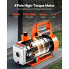 VEVOR Vacuum Pump, 3.5 CFM 1/4 HP, HVAC Single Stage Rotary Vane AC Vacuum Pump, for R134a R22 R410a Systems, with Oil Bottle, 1720 PRM, for Automotive Air Conditioner Maintenance Resin Degassing