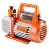 VEVOR Vacuum Pump, 3.5 CFM 1/4 HP, HVAC Single Stage Rotary Vane AC Vacuum Pump, for R134a R22 R410a Systems, with Oil Bottle, 1720 PRM, for Automotive Air Conditioner Maintenance Resin Degassing