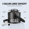 VEVOR Ash Vacuum Cleaner, 4 Gallon with 1200W Powerful Suction, Ash Vac Collector with 47.2 in Flexible Hose, for Fireplaces, Pellet Stoves, Wood Stove, Log Burner, Grills, Pizza Ovens, Fire Pits