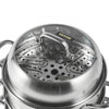 VEVOR Steamer Pot 11.8in/30cm, 5 Tier Steamer Pot for Cooking with 10QT Stock Pot, 3 Vegetable Steamers & 2 Steaming Trays, Food-Grade 304 Stainless Steel Food Steamer Cookware for Gas Electric Stove