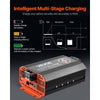 VEVOR 12V 60A DC to DC Battery Charger, 750W, On-Board Battery Charger for Lead-Acid, Lithium, AGM, GEL, and Flooded Batteries, Smart Multi-Stage Charging, for RVs, Commercial Vehicles, Boats, Yachts