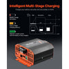 VEVOR 12V 20A DC to DC Battery Charger, 250W, On-Board Battery Charger for Lead-Acid, Lithium, AGM, GEL, and Flooded Batteries, Smart Multi-Stage Charging, for RVs, Commercial Vehicles, Boats, Yachts