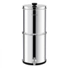 VEVOR Gravity-fed Water Filter System, 2.25G 304 Stainless-Steel Countertop System, Water Filtration System, Reduces Lead and up to 99% of Chlorine, with 2 Carbon Filters & Spigot, for Home Camping RV