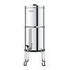 VEVOR Gravity-fed Water Filter System, 2.25G 304 Stainless-Steel Countertop Water Filtration System, Reduces Lead and up to 99% of Chlorine, with 2 Ceramic Carbon Filters, Water Level  Spigot, Stand