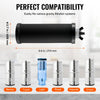 VEVOR Water Filters Replacement, Purification Elements, Activated Carbon Replacement Filters, Easy to Replace Water Filter, Gravity Water Filter System, Compatible with Most Brands, Pack of 2, Black
