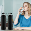 VEVOR Water Filters Replacement, Purification Elements, Activated Carbon Replacement Filters, Easy to Replace Water Filter, Gravity Water Filter System, Compatible with Most Brands, Pack of 2, Black