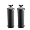 VEVOR Water Filters Replacement, Purification Elements, Activated Carbon Replacement Filters, Easy to Replace Water Filter, Gravity Water Filter System, Compatible with Most Brands, Pack of 2, Black