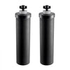 VEVOR Water Filters Replacement, Purification Elements, Activated Carbon Replacement Filters, Easy to Replace Water Filter, Gravity Water Filter System, Compatible with Most Brands, Pack of 2, Black